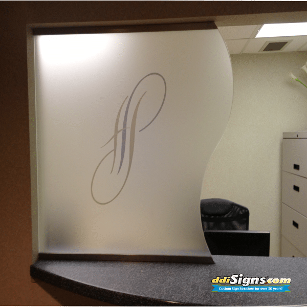 Etched Glass Signs - Etched Look Vinyl Signs