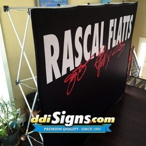Band Banner Pop Up Banner Display