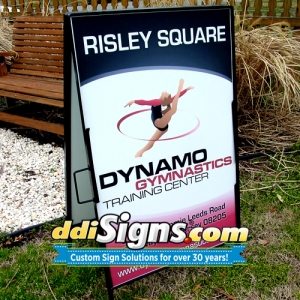 Custom A Frame Sign Heavy Duty Metal DDI Signs Dynamo