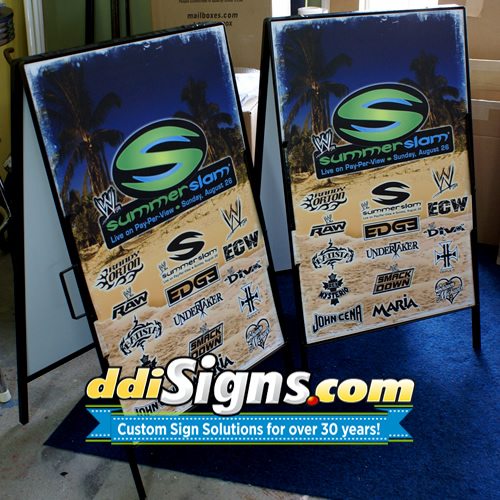 Custom A Frame Sign Heavy Duty Metal DDI Signs