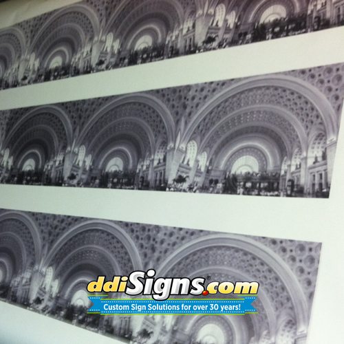 DDI Signs Etched Vinyl Printed Bar Mirror Decal