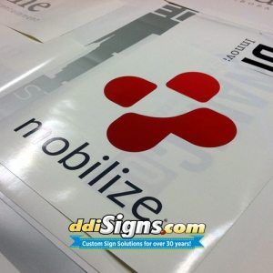 DDI Signs Printed Frosted Decal Contour Cut Printed Frosted Decals
