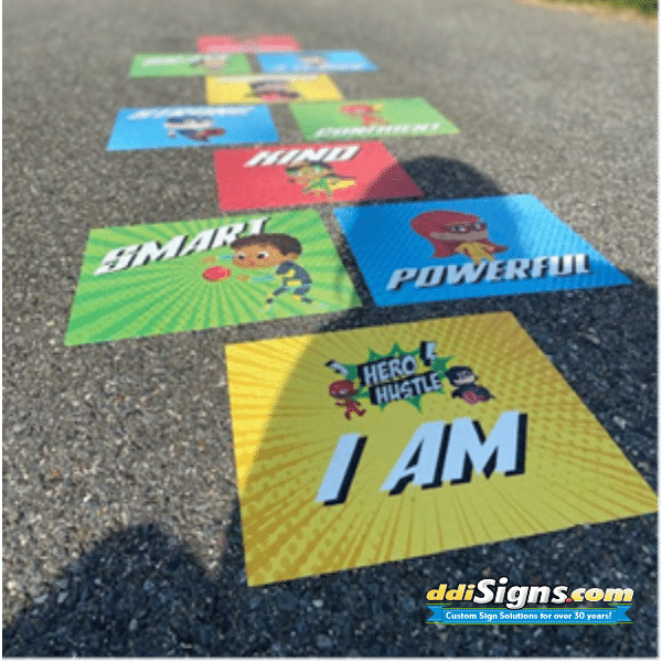 Outdoor Asphalt Decals Sporting Events