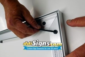 SEG Silicone Edge Graphic Frame close up 3