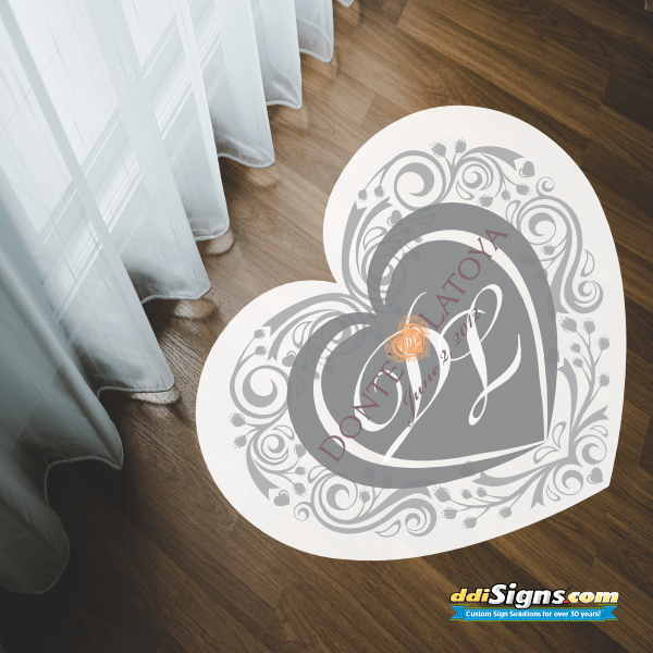 Special Occasion Floor Graphics for Wedding