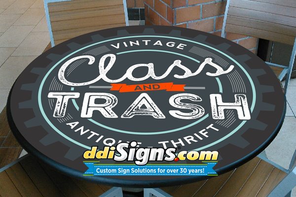 Retail Signs - Retail Table Top Decals - Retail Signage - Retail Counter Top Decals. North Carolina, Virginia, South Carolina, New York, California, Washington, Maryland, Nationwide, USA