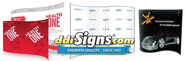 Wave Wall Fabric Banner Display