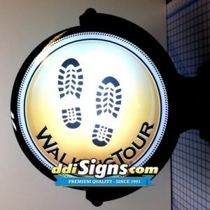Wayfinding Backlit Signs