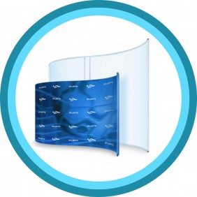 step and repeat wave wall backdrop
