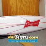 DDI Signs Custom Branded Longboard