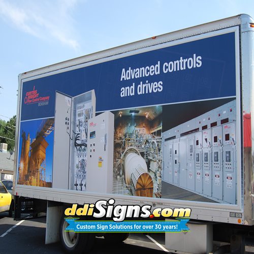 Heavy Duty Trasit Banner and Frame for Box Trucks