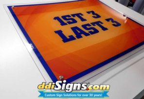 Printed Acrylic Signs