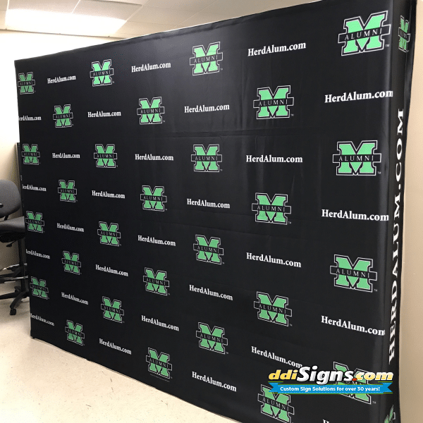 School Media Press Banner Pop Up Display