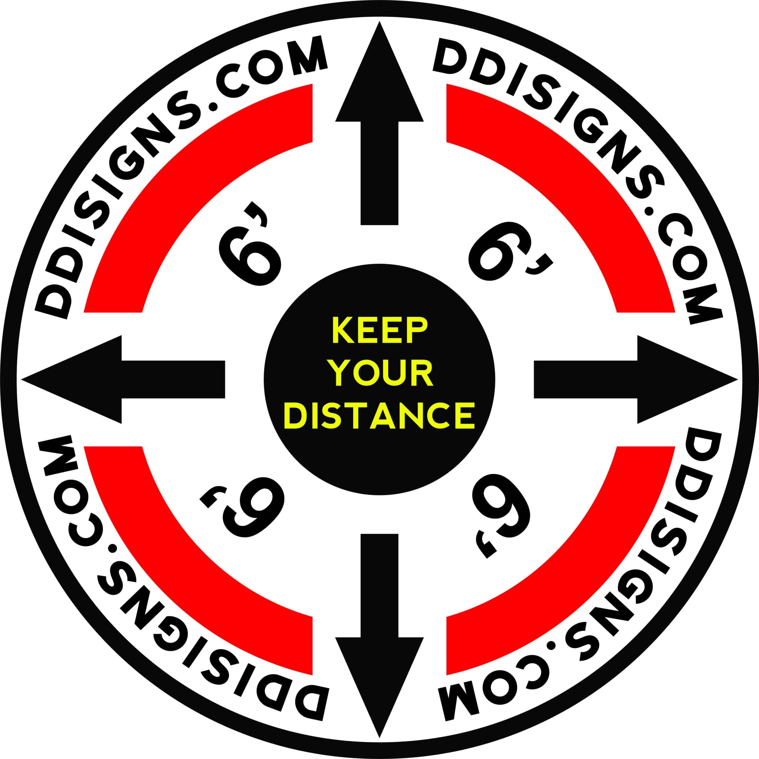 Social Distancing Floor Stickers Social Distancing Floor Stickers