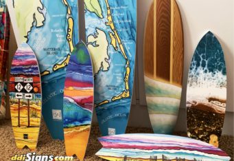 DDI Signs PVC Printed Surfboard Shapes 1